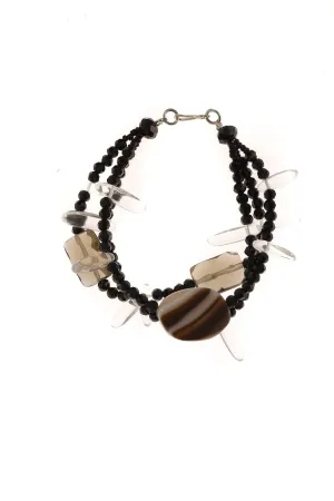 Smoky Quartz Agate Bracelet