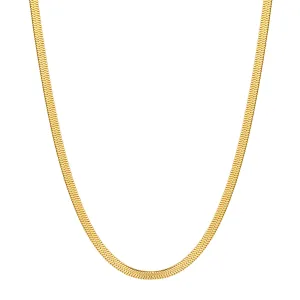 Snake Chain Necklace Gold