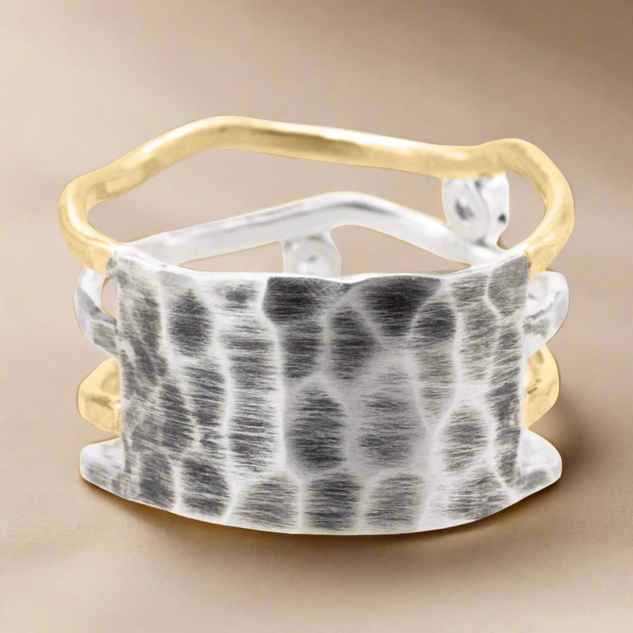 Sparkling Waves Ring