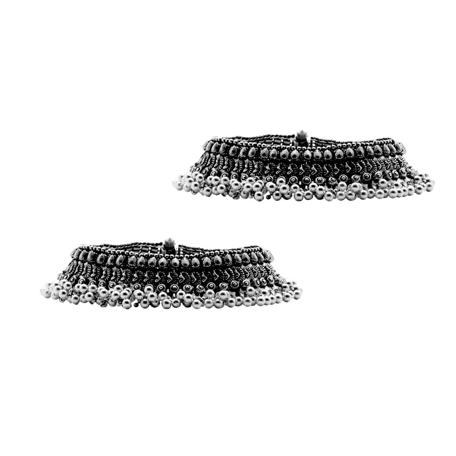 Teejh Krishika Metallic Silver Oxidized Jewelry Gift Set