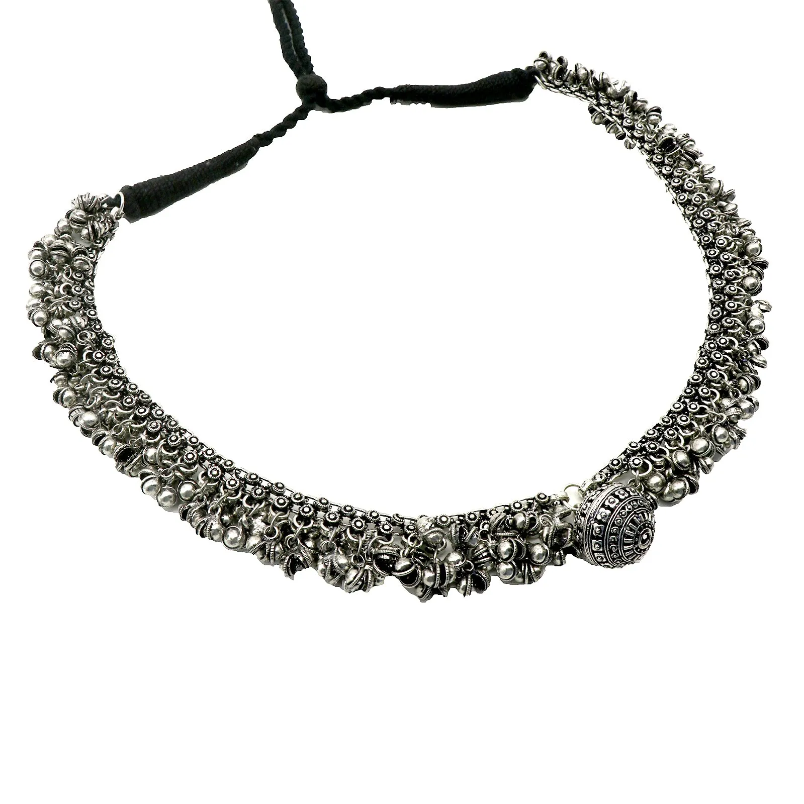 Teejh Krishika Metallic Silver Oxidized Jewelry Gift Set