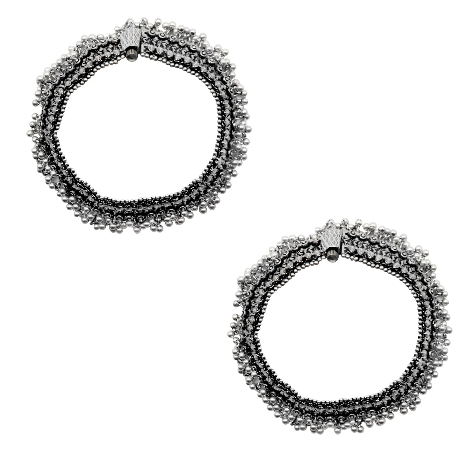 Teejh Krishika Metallic Silver Oxidized Jewelry Gift Set