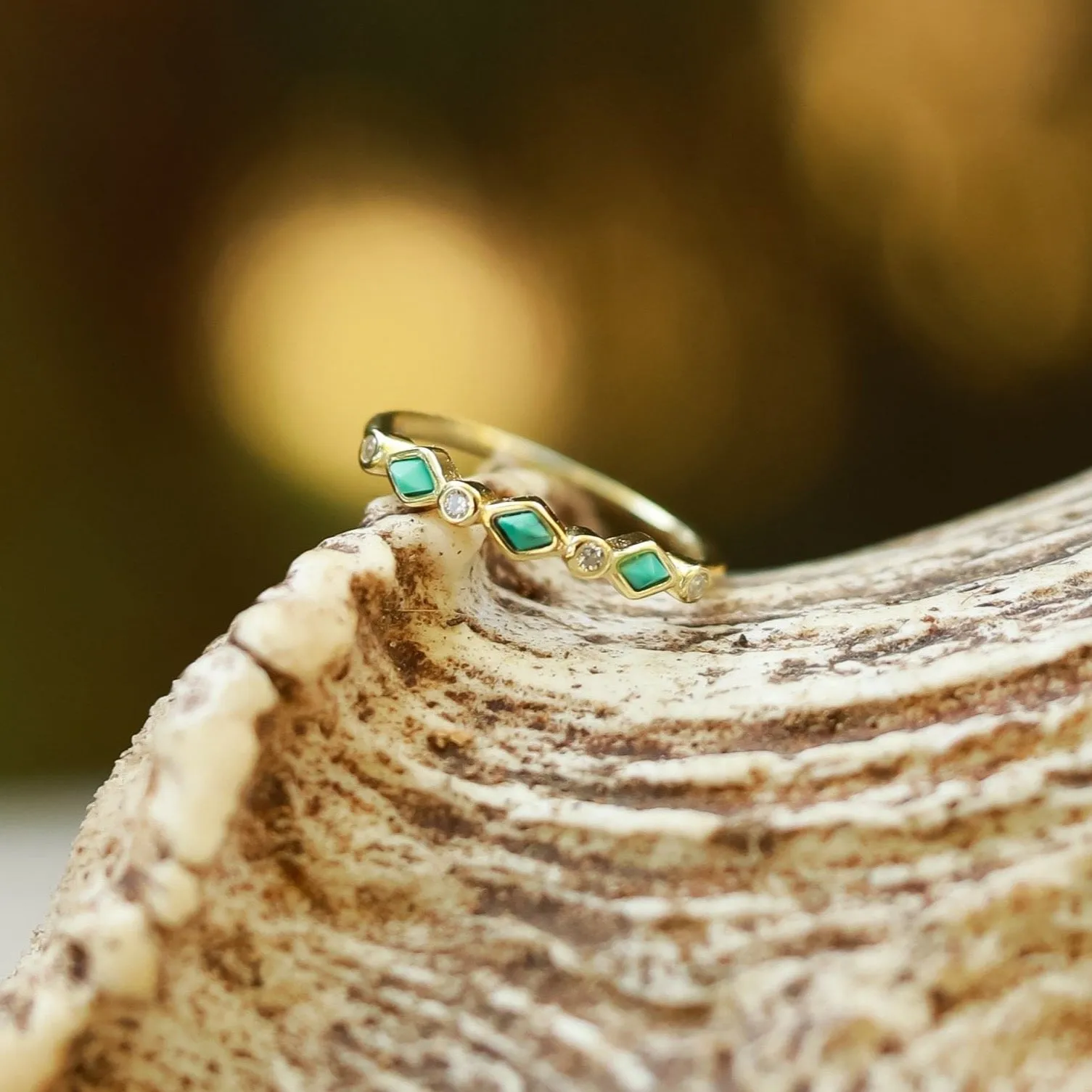 The Gold Tulum Stacking Band