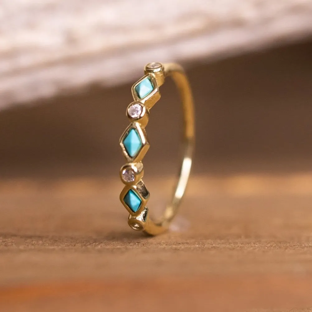 The Gold Tulum Stacking Band