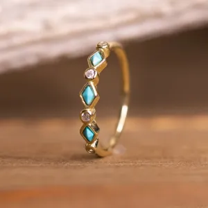 The Gold Tulum Stacking Band