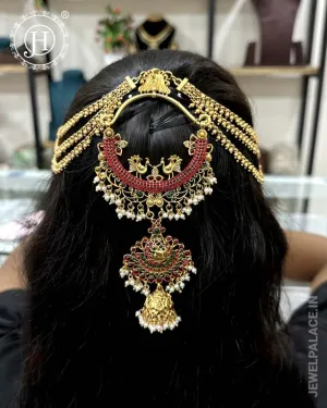 Traditional Choti Jadai Billai With Mattal JH4753