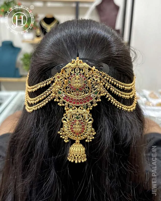 Traditional Choti Jadai Billai With Mattal JH4755
