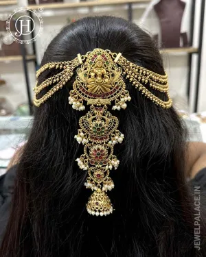 Traditional Choti Jadai Billai With Mattal JH4756