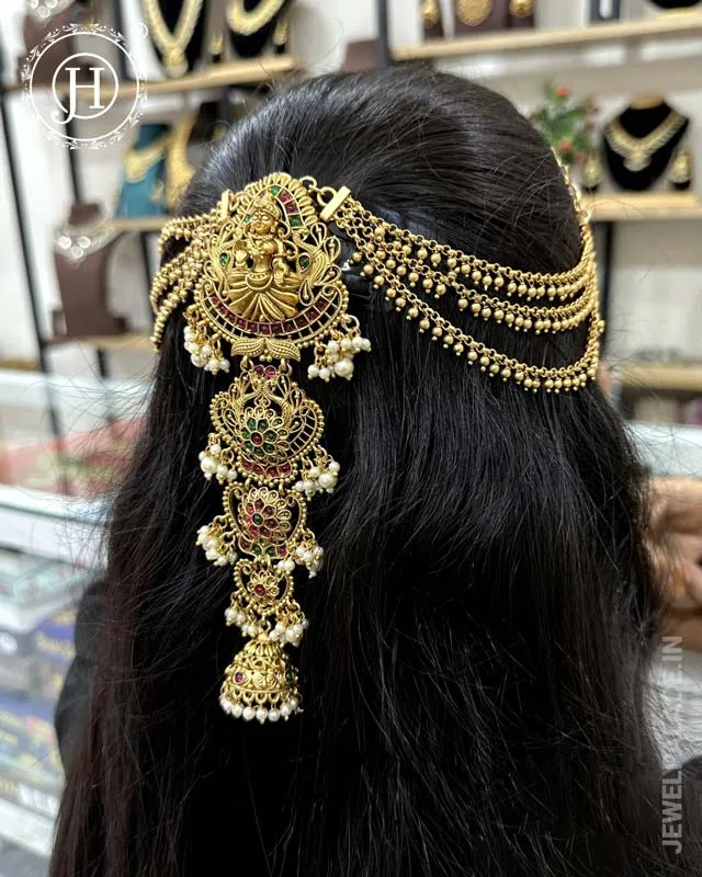 Traditional Choti Jadai Billai With Mattal JH4756