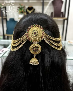Traditional Choti Jadai Billai With Mattal JH4759