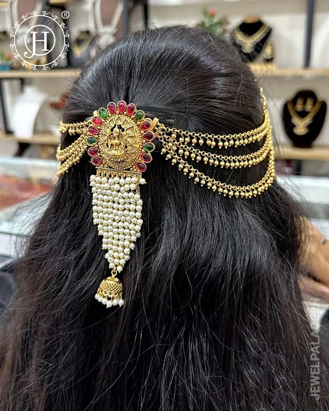 Traditional Choti Jadai Billai With Mattal JH4760