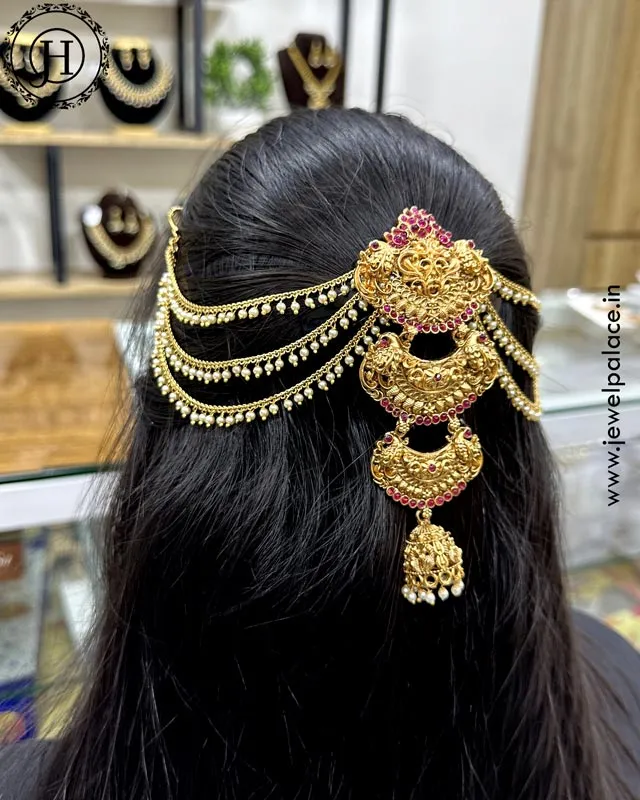 Traditional Choti Jadai Billai With Mattal JH4764