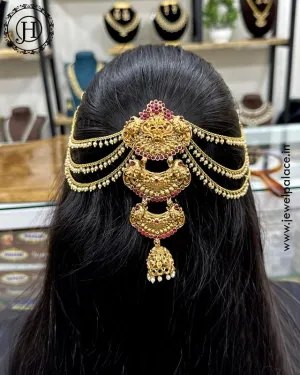 Traditional Choti Jadai Billai With Mattal JH4764