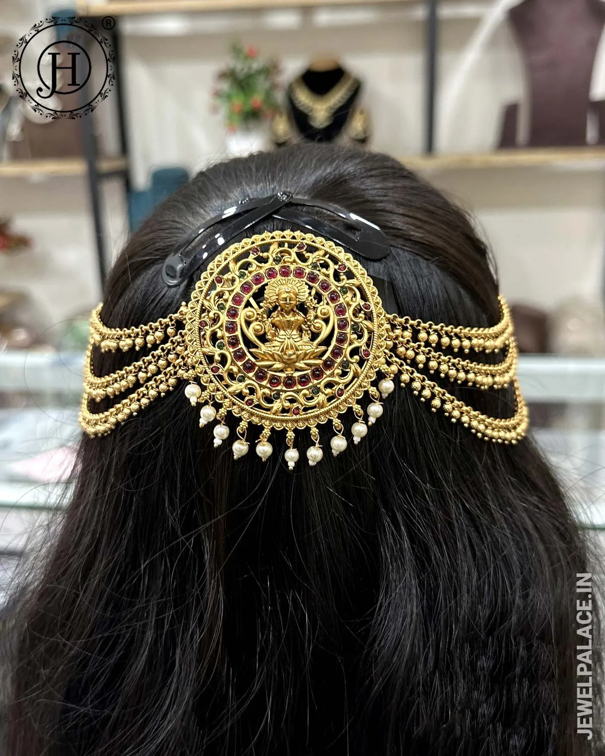 Traditional Choti Jadai Billai With Mattal JH4765