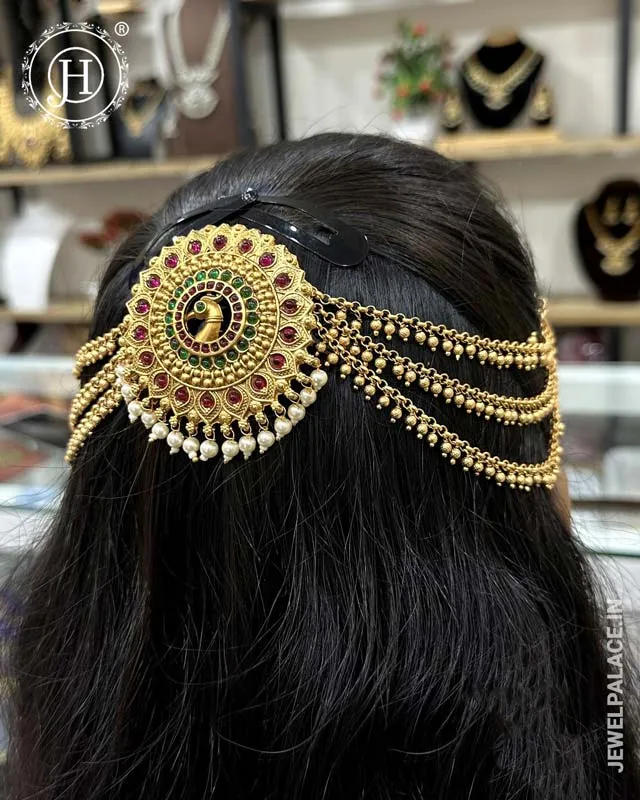 Traditional Choti Jadai Billai With Mattal JH4970