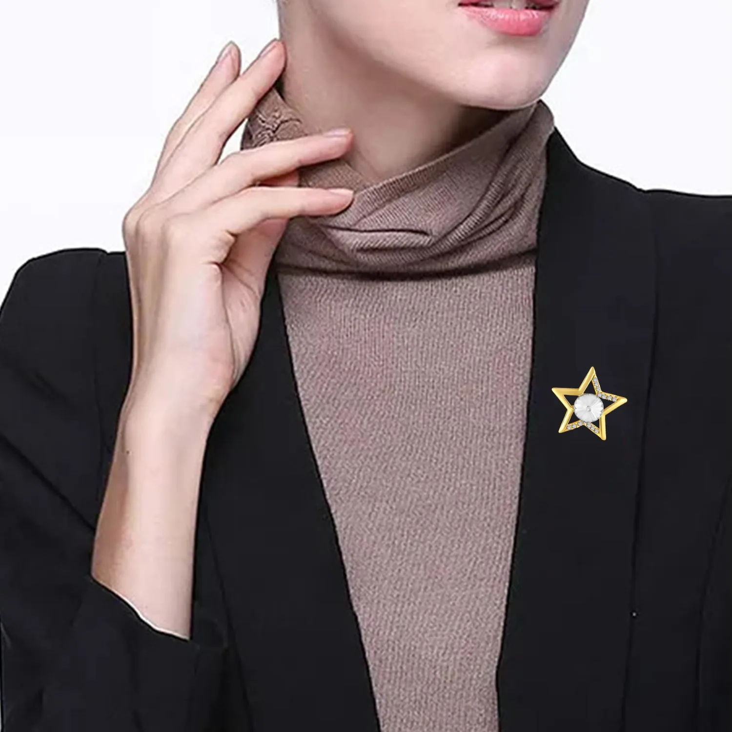 Victorian Star Brooch