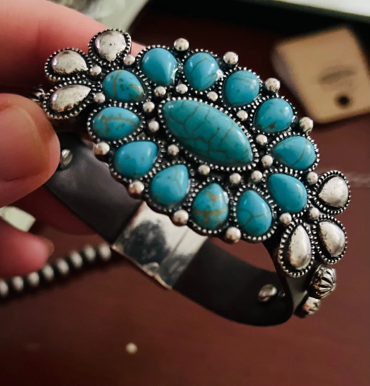 Western Faux Leather Band Bracelets